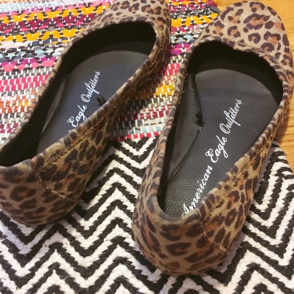 American Eagle EUC Cheetah Ballet Flats 6.5 - Picture 2 of 3